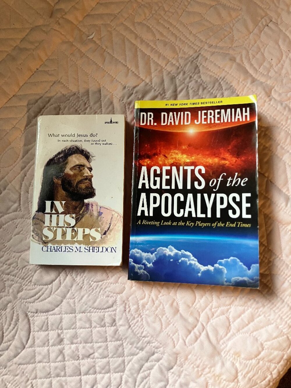 Dr. David Jeremiah's Prophecy And Charles Sheldon Vintage Religious Books